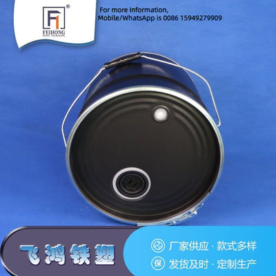 国連認定 黒 10L コーヒー豆 貯蔵 缶詰のバケツ