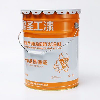 鉄 5 ガロン メタルバケツ 耐火性化学コーティングの保管