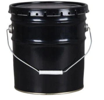10L 黒金属バケツ 蓋付き 蓋付き 蓋付き 塗料バケツ