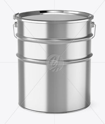 16l メタルペイントバケツ リバーロックリング蓋付き メタリック