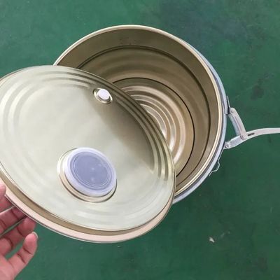 丸い食品安全金属バケツ 5 ガロン 0.28-0.42mm