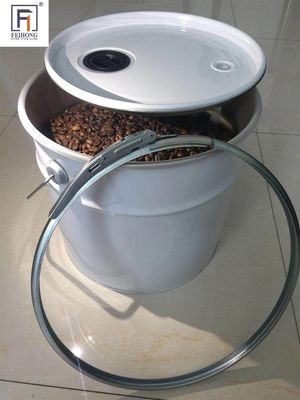 0.32〜0.42mm 食品安全金属バケツ 5ガロン 20L コーヒー豆の保管用