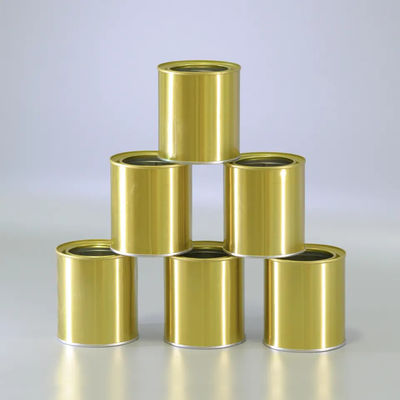 1L 4L ミニ 空の丸い金属塗装 普通の蓋付きの缶詰