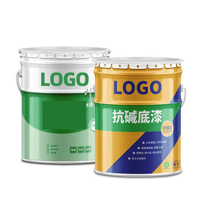 メタル10リットルの塗料バケツ 3ガロン 内部にラックコーティングとフープ蓋付き