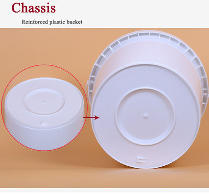 3 ガロン 食品 級 白色 プラスチック 容器 柄 蓋 を 備える