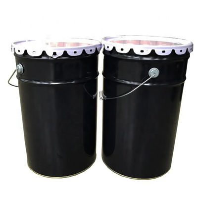 25L 円筒形金属塗料バケツ 花蓋付き 塗料包装用