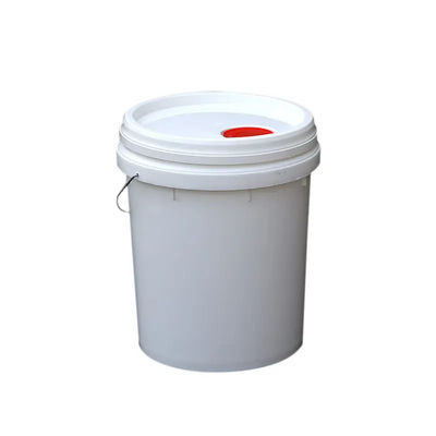 収納用 2-3mm の蓋付きの丸いプラスチックバケツ