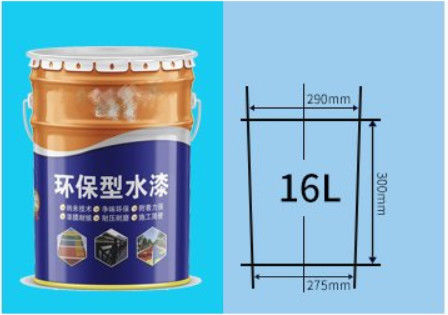 カラーフルなチネス製の鋼桶 蓋のゴムガスケットと積み立てられるデザイン