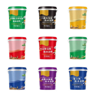 5 ガロンの プラスチック 塗料 桶 と 普通の 蓋